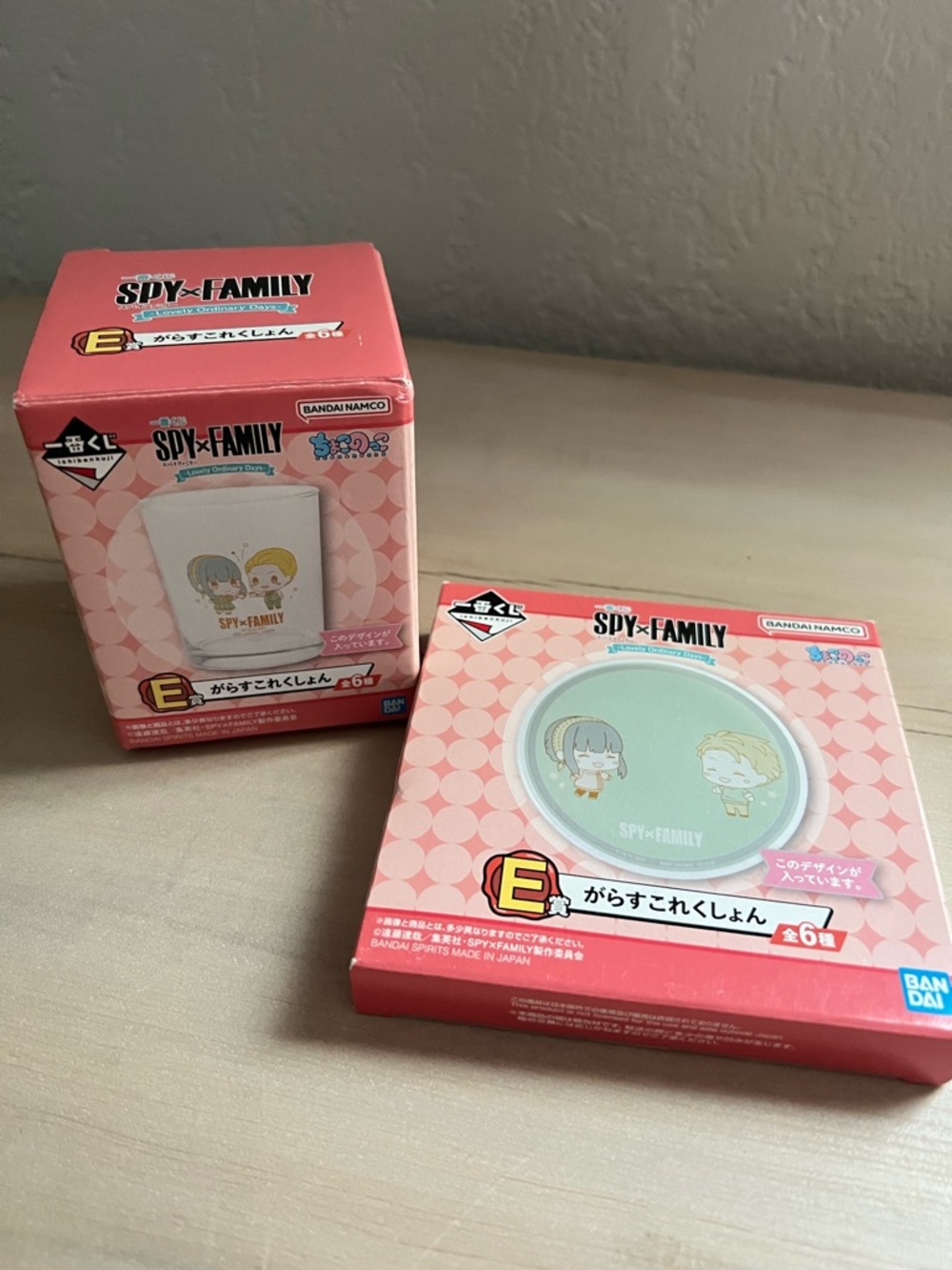 SPY×FAMILY E Prize Character Plate & Cup set